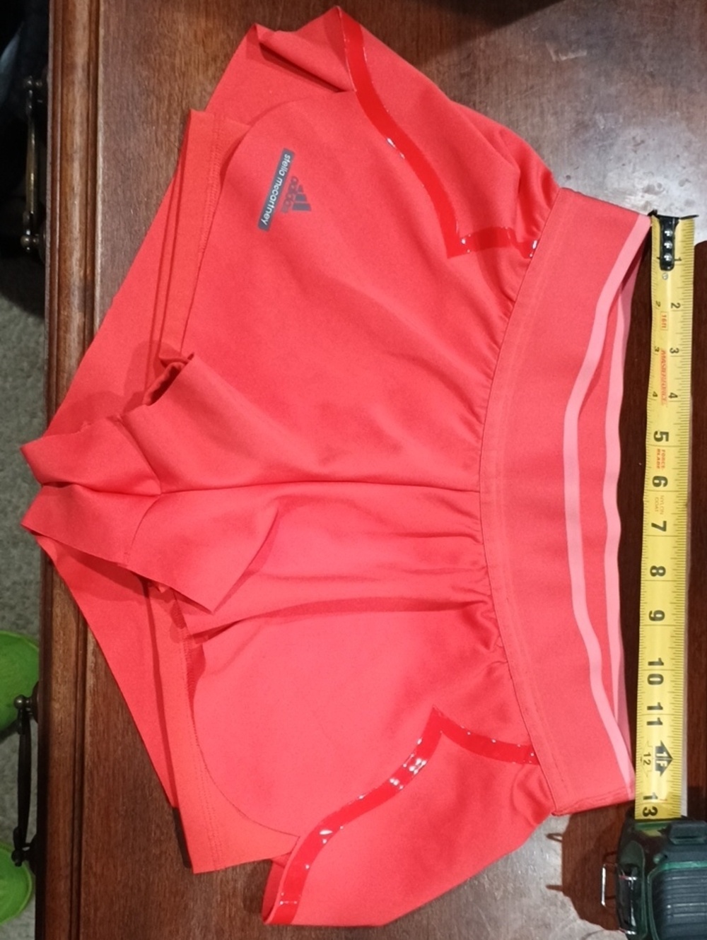 adidas Barricade Stella McCartney Coral Red Women’s Athletic Shorts